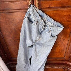 Levi's Light Blue High Rise Dad Jeans
